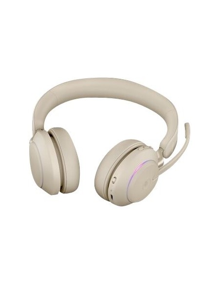 Auricular Jabra Evolve2 65 MS Stereo Bluetooth USB-C beige