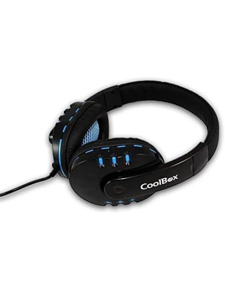 Oferta Coolbox Auricular con Microfono Coolbox g2 bluelight
