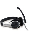 Conceptronic Auricular Chatstar2 V2 Con Micrófono Flexible C08-045, Color Plateado