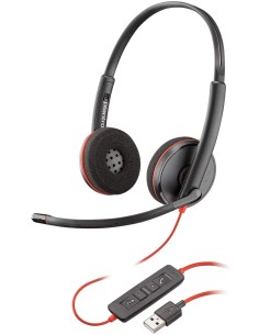 Auriculares Micrófono Plantronics Blackwire 3220 Binaural Diadema