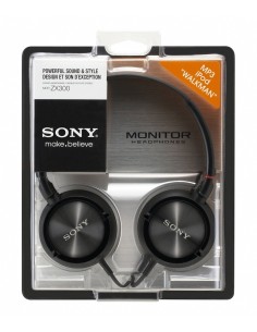 Sony MDRZX300B - Auriculares de diadema abiertos, negro 2