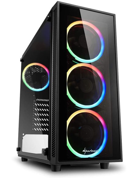 Oferta Sharkoon TG4 RGB Caja Ordenador Semitorre ATX Negro