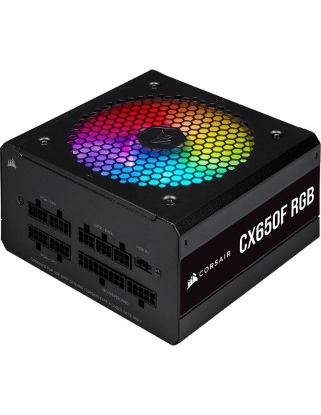 Fuente alim. modular corsair cx650f rgb 650w 80+ bronze