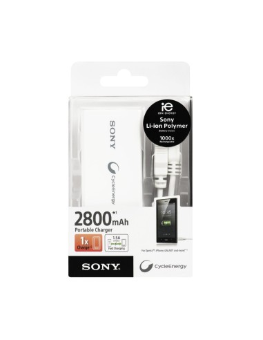Sony CP-V3 - Batería cargadora portátil para smartphone (2800 mAh): Kiwiku.com: Electrónica