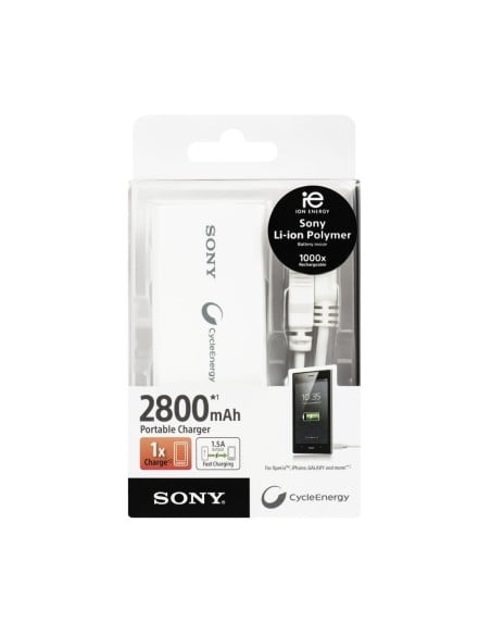 Sony CP-V3 - Batería cargadora portátil para smartphone (2800 mAh): Kiwiku.com: Electrónica