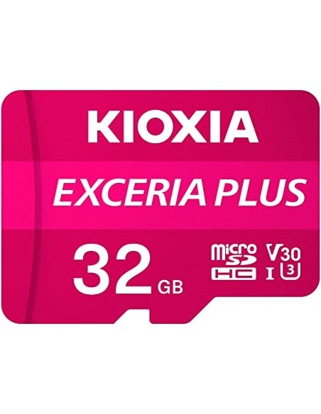 Comprar Kioxia Exceria Plus microSDHC 32GB Class 10 UHS-1 U3. LMPL1M032GG2
