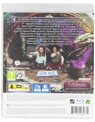 Juego Ps3 movie El Libro De Las Pociones