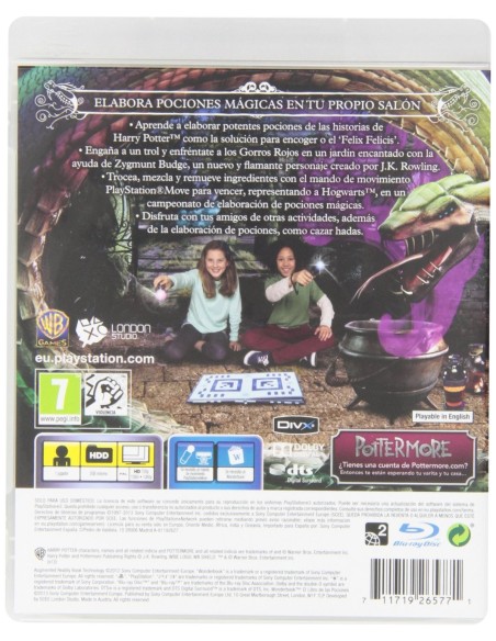 Juego Ps3 movie El Libro De Las Pociones