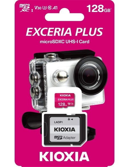 Ofertón Kioxia Exceria Plus 128GB microSDXC Class 10 UHS-1 U3. LMPL1M128GG2