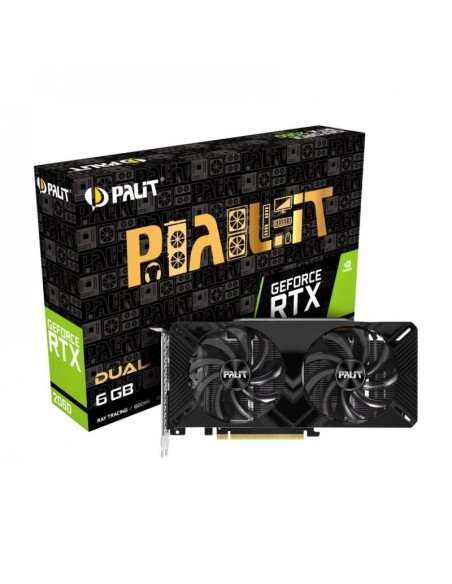 Oferta Tarjeta Gráfica Palit GeForce RTX 2060 Dual 6GB GDDR6