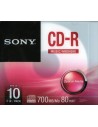 Sony 10crm80ss - pack de 10 unidades de cd-r vírgenes