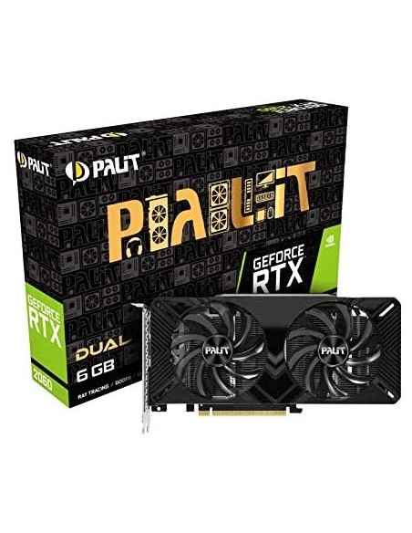 Oferta Gráfica Palit Geforce RTX 2060 Dual OC 6Gb GDDR6