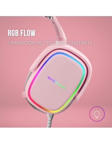 Comprar Auriculares Mars Gaming Mhax RGB Jack 3,5mm Rosa