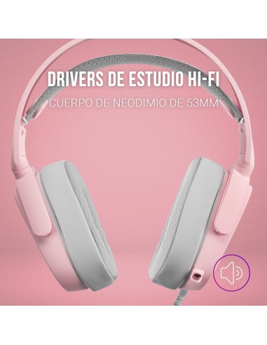Comprar Auriculares Mars Gaming Mhax RGB Jack 3,5mm Rosa