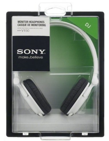 Sony MDRV150W - Auriculares de diadema abiertos blanco