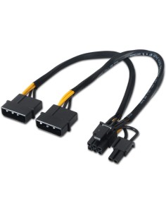Cable Alimentacion 2xMolex Hembra A Pci-E Macho Aisens