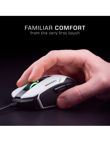 Comprar Ratón Gaming Roccat Kain 102 AIMO white RGB Blanco