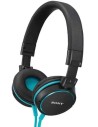 Sony mdrzx600l - auriculares de diadema abiertos, negro y azul