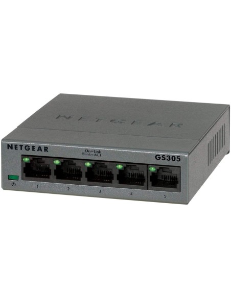 Oferta Switch NetGear GS305-100 5 Puertos Caja de Metal