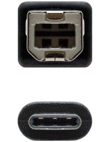 Oferta Cable Nanocable Impresora USB-B  USB-C 1m 10.01.2201