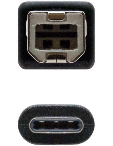 Oferta Cable Nanocable Impresora USB-B  USB-C 1m 10.01.2201
