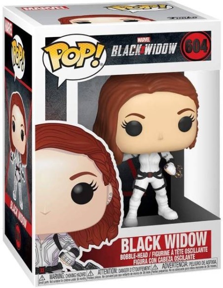 Figura Funko Pop Marvel Viuda Negra Con Traje Blanco 46681