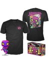 Figura Funko POP Marvel Black Light Spiderman + Camiseta Exclusiva Talla M