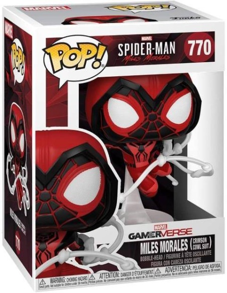 Funko POP Marvel Gamerverse Spider - Miles Morales Crimson Cowl Suit