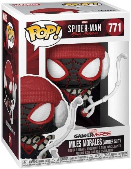 POP Marvel Gamerverse Spiderman - Miles Morales (Winter Suit)