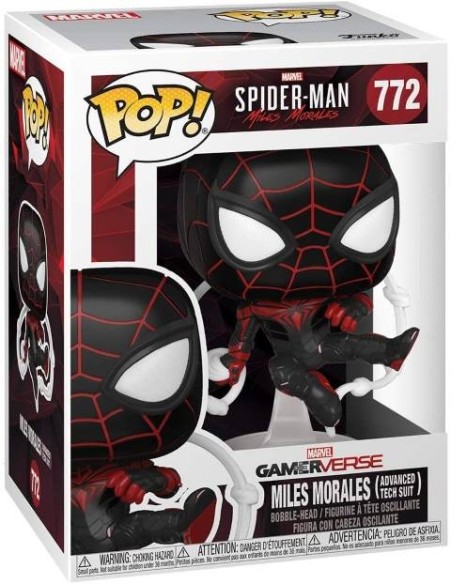 Funko POP Marvel  Spiderman Miles Morales Advanced Tech Suit