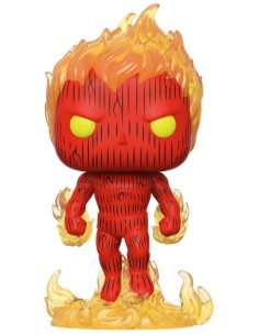 Figura Funko POP Marvel Los 4 Fantásticos - Hombre Antorcha 2