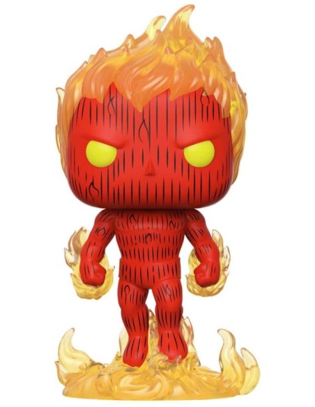 Figura Funko POP Marvel Los 4 Fantásticos - Hombre Antorcha