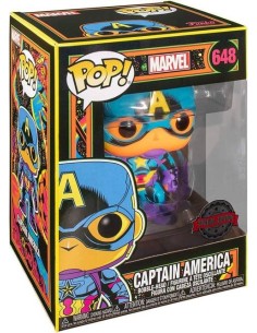Figura Funko POP Marvel Black Light Captain America 48845 2