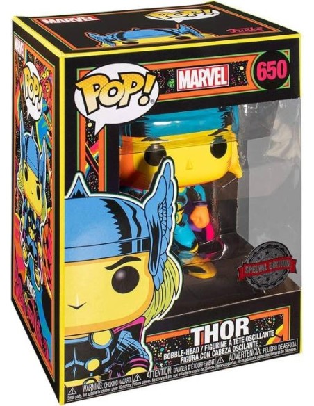 Ofertón FUNKO  Figura Funko POP Marvel Black Light Thor 48847