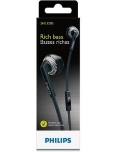 Mejor Precio en Auriculares Philips SHE3205BK Microfono Negro 2