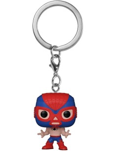 Llavero Funko Pocket POP Marvel Luchadores - Spiderman EL Aracno