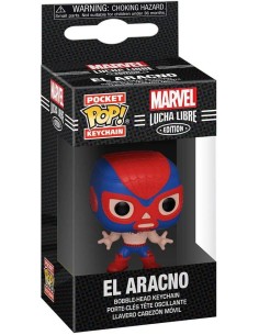 Llavero Funko Pocket POP Marvel Luchadores - Spiderman EL Aracno 2
