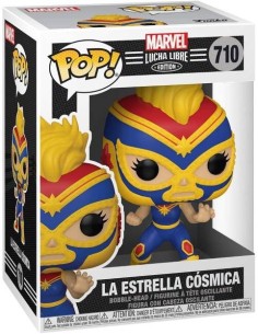 Funko POP Marvel Luchadores Captain America La Estrella Cósmica