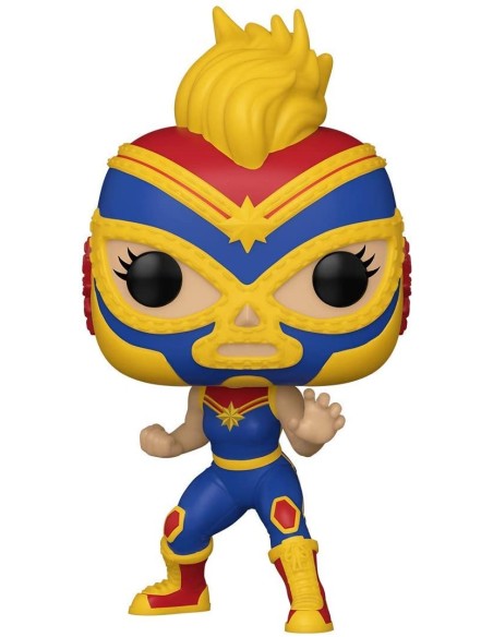 Funko POP Marvel Luchadores Captain America La Estrella Cósmica