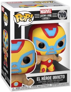 Figura Funko POP Marvel Luchadores - Iron Man El Héroe Invicto