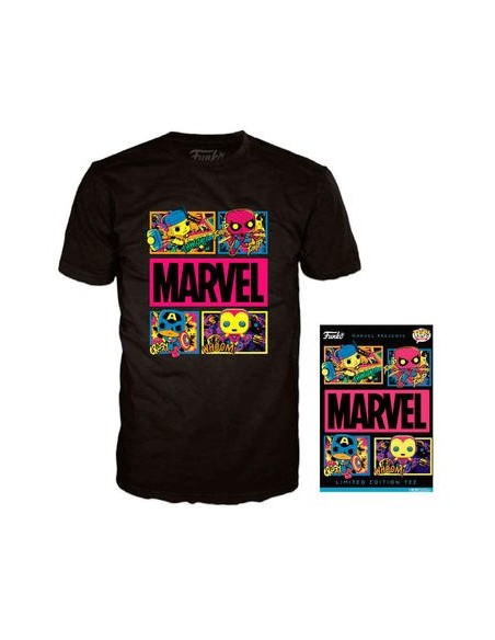 Camiseta Funko Blacklight Marvel