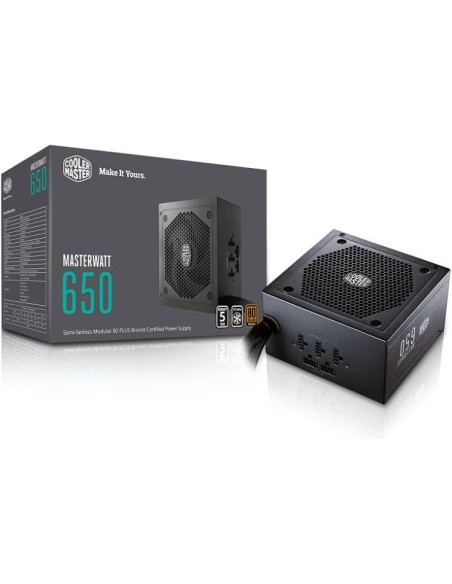 Fuente de Alimentacion Atx 650W Coolermaster Masterwatt 650