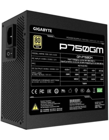 Fuente De Alimentacion Atx 750W Gigabyte P750Gm 80Gold. GP-P750GM