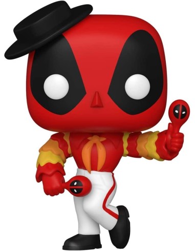 Ofertón Figura Funko POP Marvel Deadpool 30th - Flamenco Deadpool