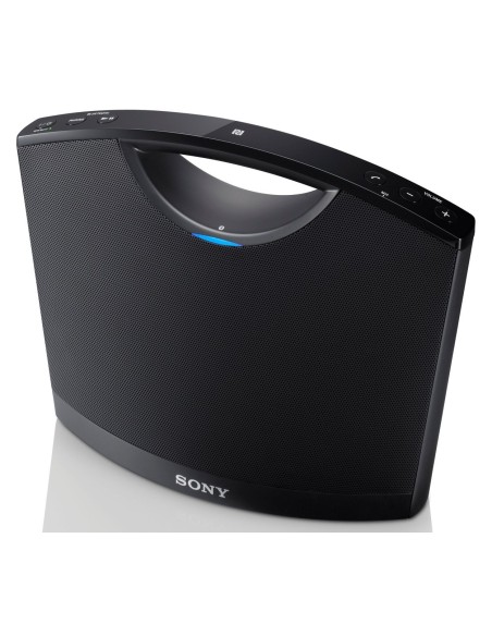 Sony SRSBTM8BCED - Altavoces inalámbrico portátil con NFC (conexión con 1 toque), llamadas por Bluetooth, 4 W (2W+2W), color neg