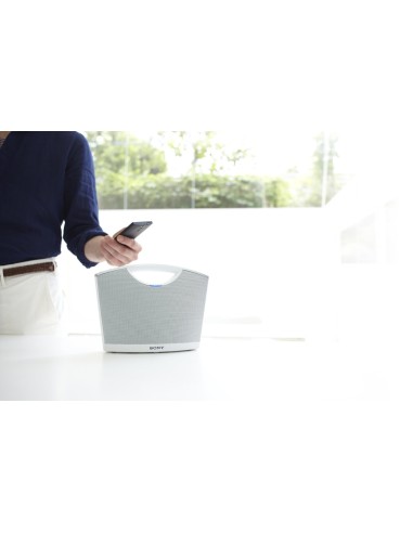 Sony SRS-BTM8W - Altavoz portátil de 4W para reproductores con Bluetooth (estéreo, NFC, llamadas Bluetooth), blanco: Sony: Kiwik