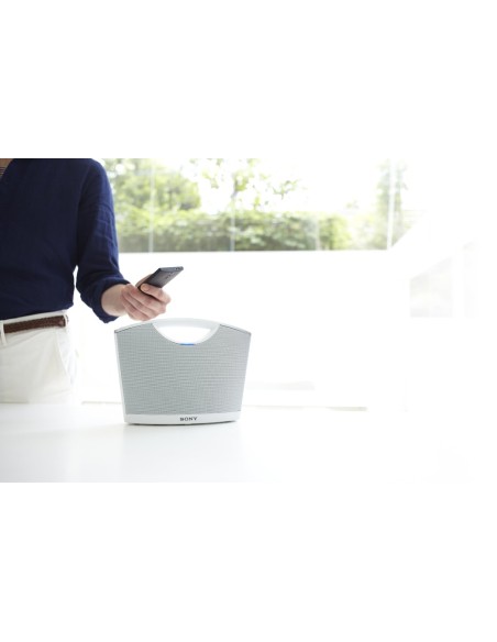 Sony SRS-BTM8W - Altavoz portátil de 4W para reproductores con Bluetooth (estéreo, NFC, llamadas Bluetooth), blanco: Sony: Kiwik