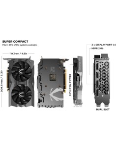 Oferta Zotac GTX 1660 Super Amp Edition 6Gb ZT-T16620D-10M 2