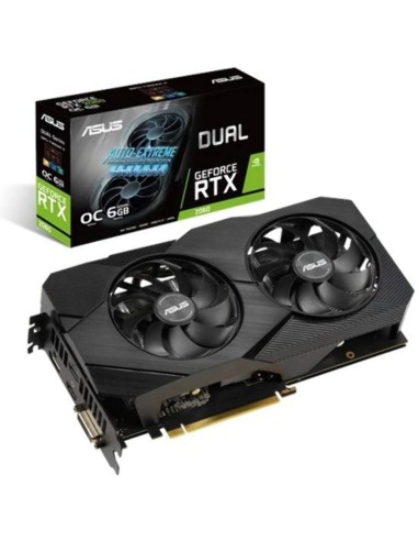 Mejor Precio en Asus GeForce RTX 2060 Dual OC EVO 6Gb GDDR6