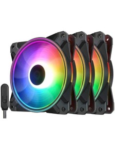 Ventilador 120X120 Deepcool Cf120 Plus Argb Pack 3Uds